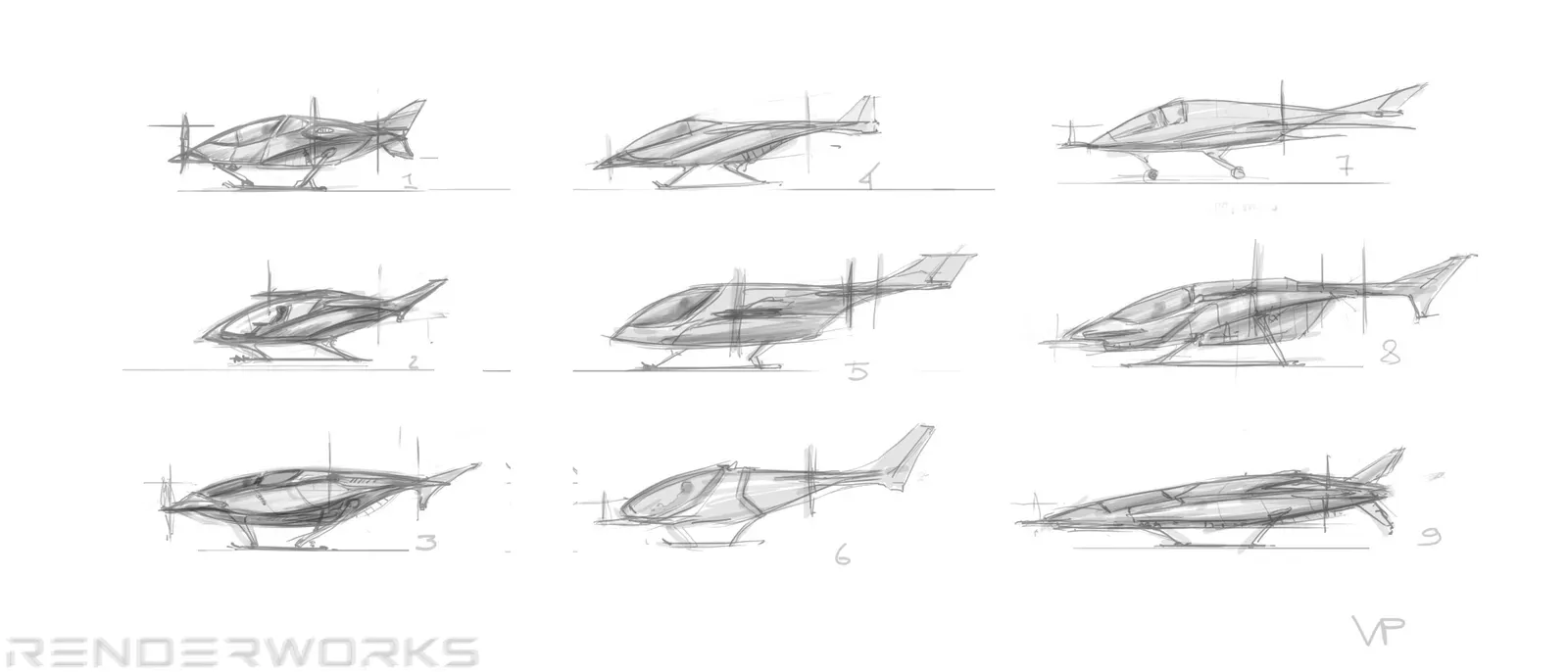 Концепт eVTOL самолета  — изображение 1
