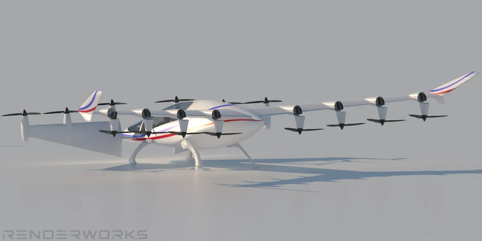 Концепт eVTOL самолета  — изображение 7