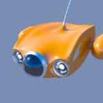3D модель подводного дрона​ 09